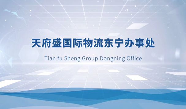 天府盛國際物流東寧辦事處宣傳片重磅發(fā)布！